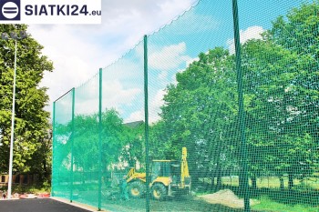 Siatki Czerwionka-Leszczyny - Zabezpieczenie za bramkami i trybun boiska piłkarskiego dla terenów Czerwionka-Leszczyny