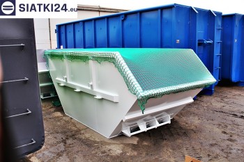 Siatki Czerwionka-Leszczyny - Siatka przykrywająca na kontener - zabezpieczenie przewożonych ładunków dla terenów Czerwionka-Leszczyny